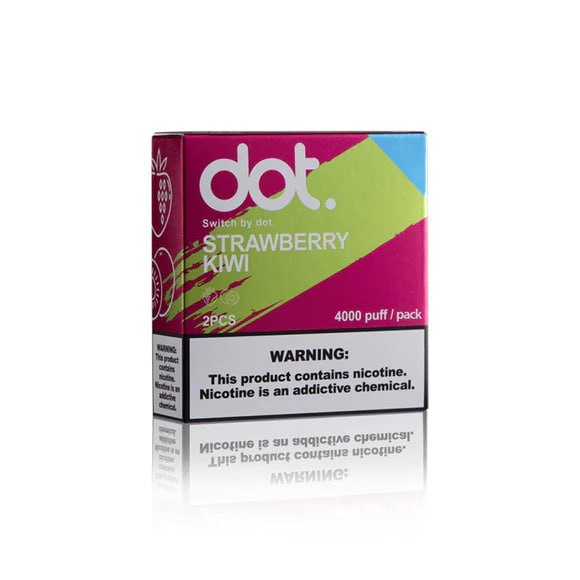 美國佩特里DOT SWITCH 煙彈 草莓奇異果4000puff/pack 2pcs